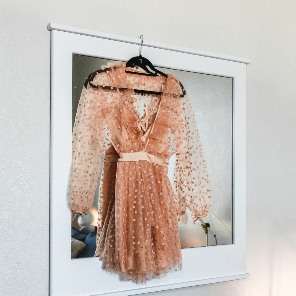 For Love & Lemons All That Glitters Mini Dress NWT - Picture 3 of 8